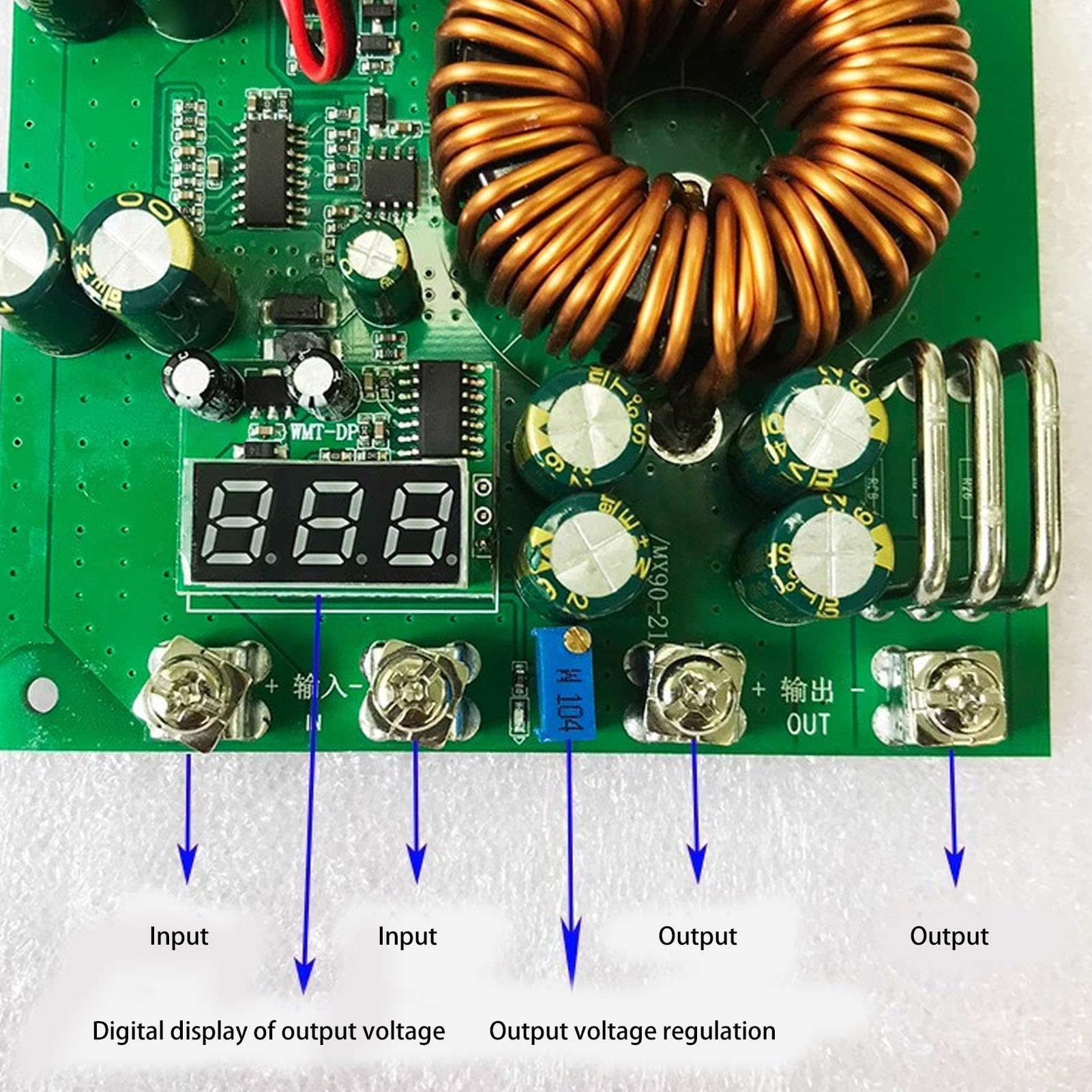 CHICIRIS DC DC Modulo 1000W Regolabile 50A Design