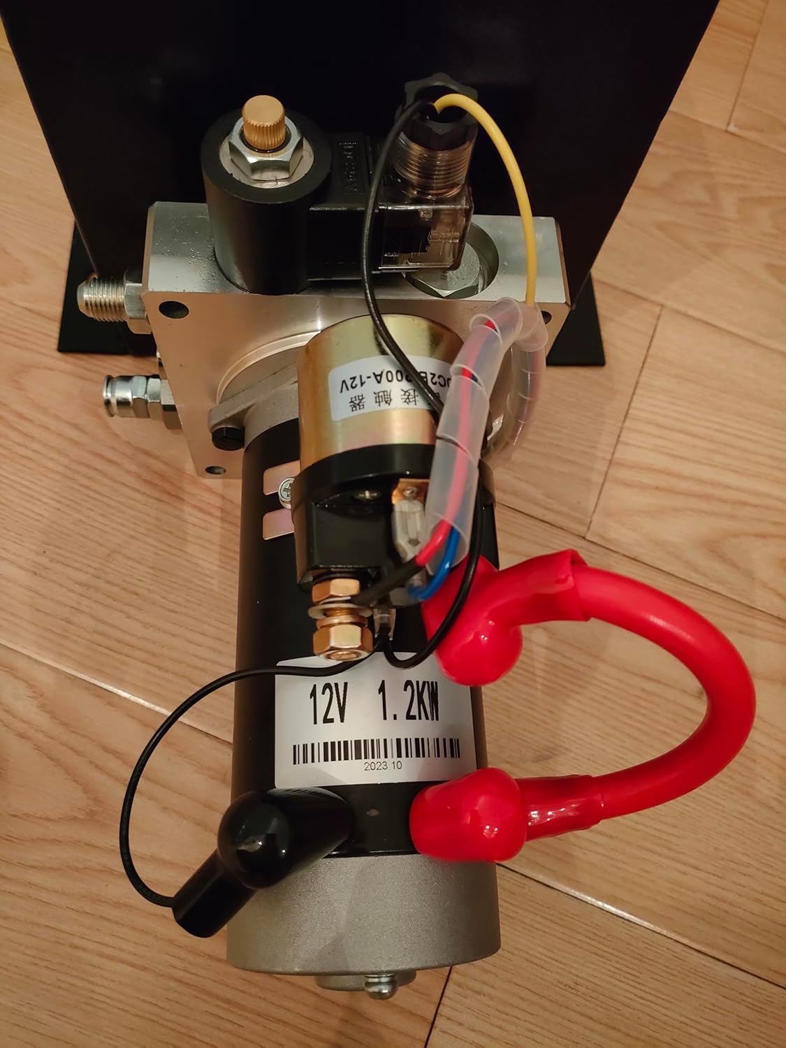 Hydraulic Power Unit for Dump Trailer Car Lifting Platforms, 2200PSI 12V DC Hydraulic Station Pump, Single Acting,1.2kW, 8 Quart