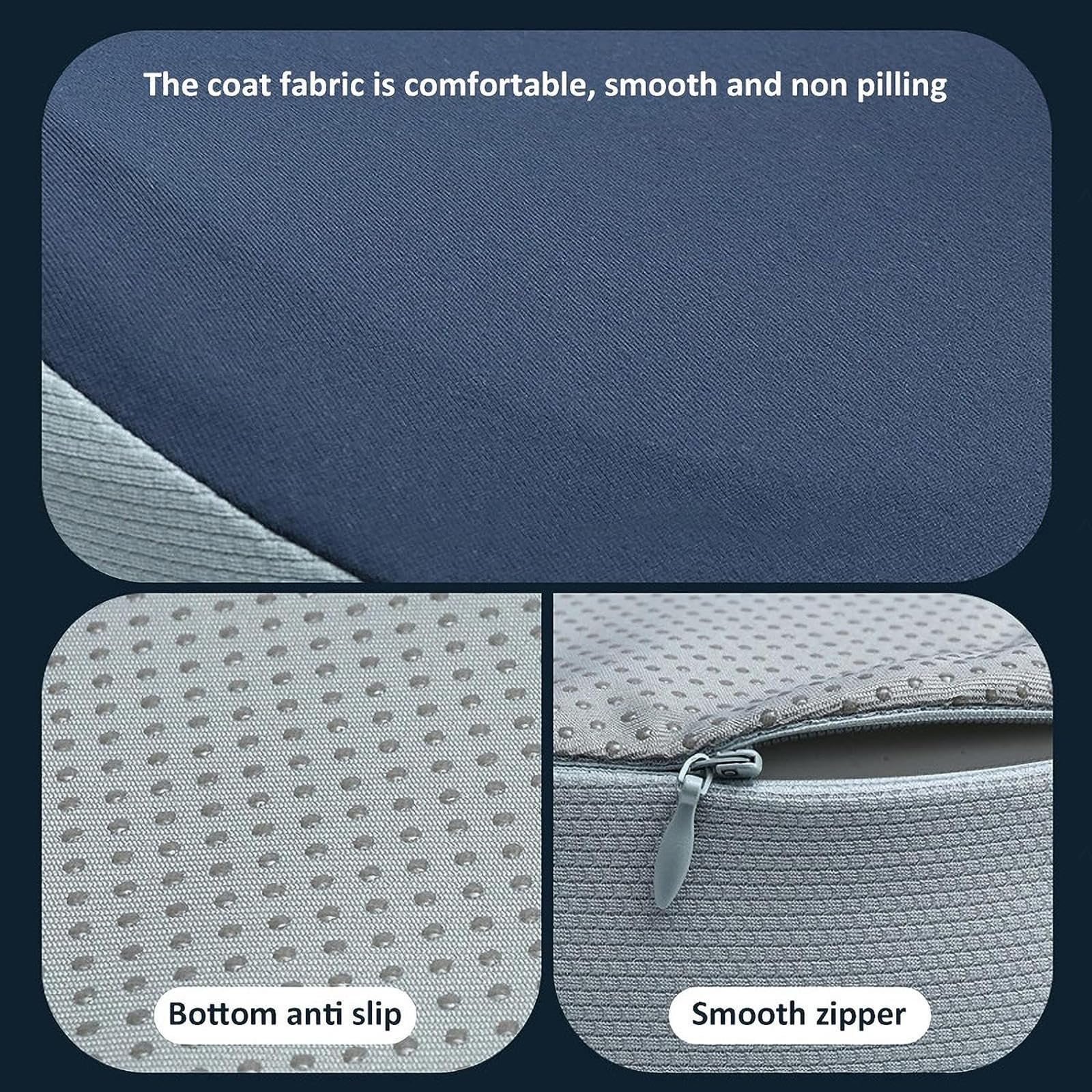 HAZARA Cojin Antiescaras Lavable Ergonómico Cojin para Silla De Oficina para El Dolor De Coxis,Alivio del Dolor De Espalda,B-Pink