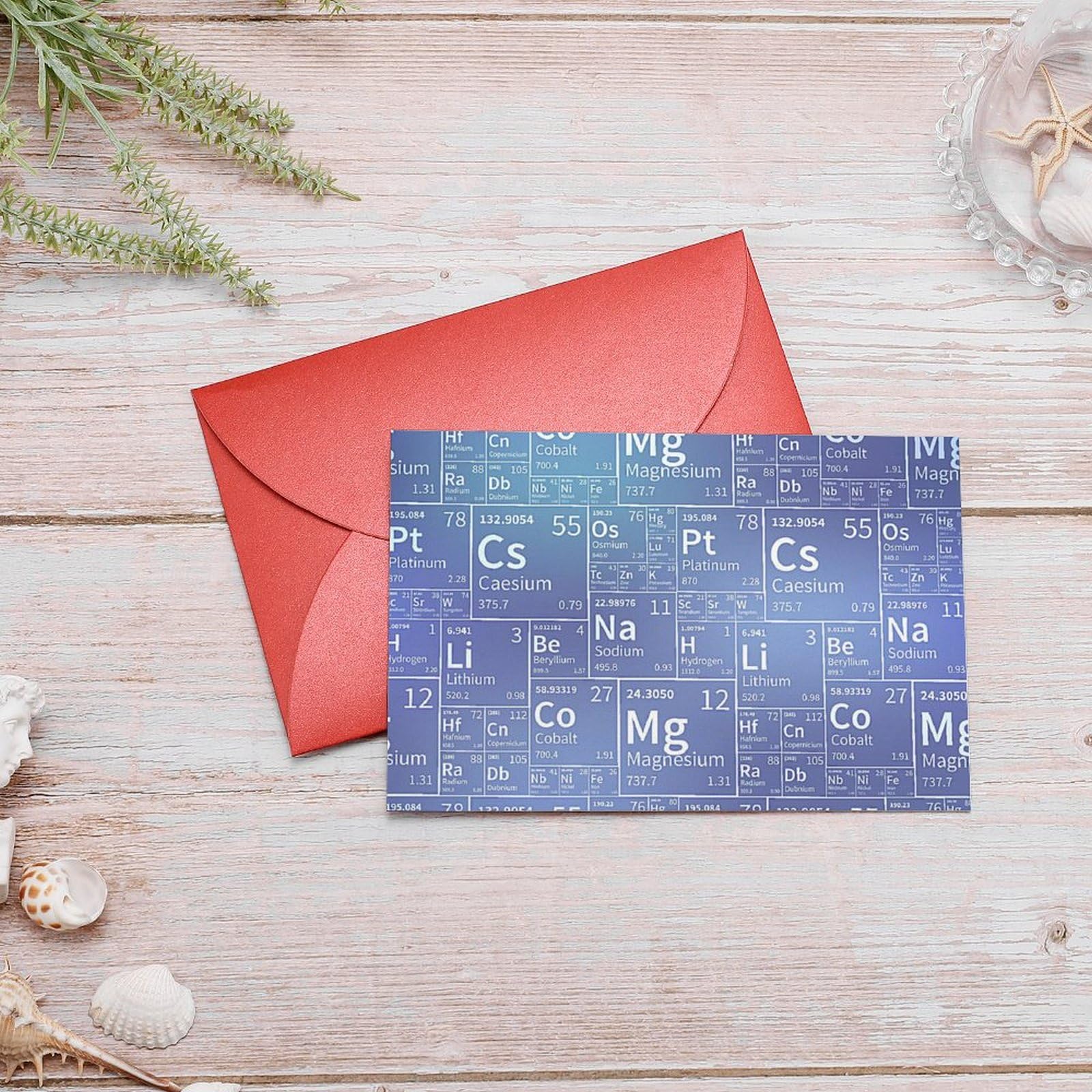 Nerdy Birthday Card: Chemistry Periodic Table Design - Israel - View #8