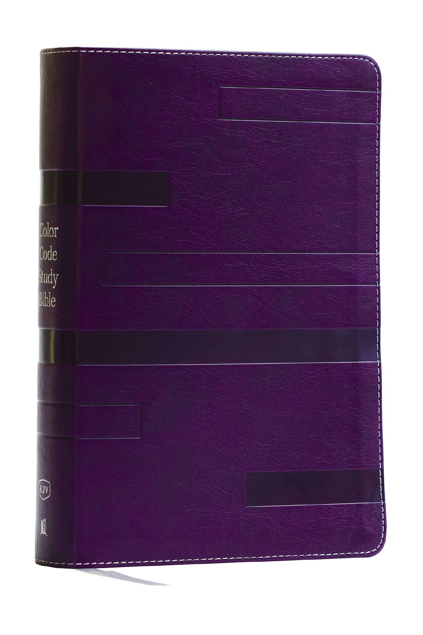 Color Code Study Bible, Revealing God's Truth Color by Color (KJV, Purple Leathersoft, Red Letter)