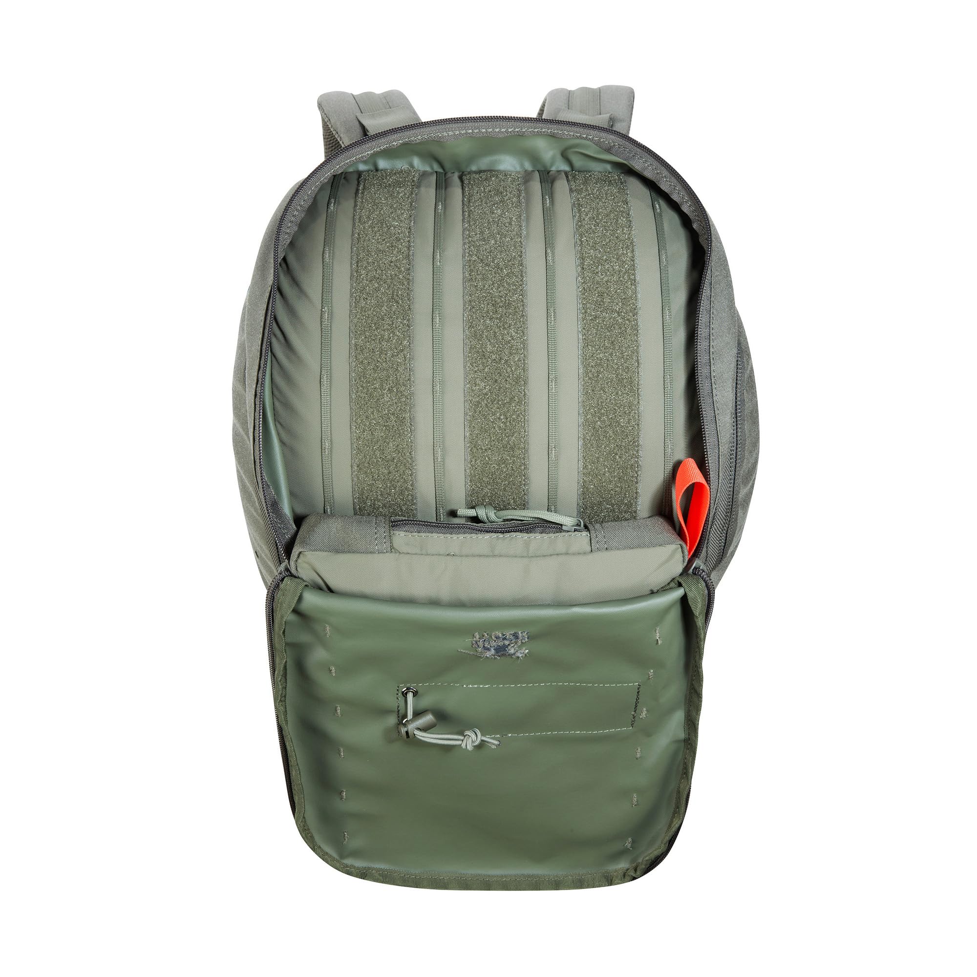 Tasmanian Tiger TT Modular Medic Pack 38 litrów taktyczny plecak ratunkowy z organizerem i dodatkowymi kieszeniami dla ratowników pierwszej pomocy, szary kamienny-oliwkowy IRR, 61 x 28 x 20 cm