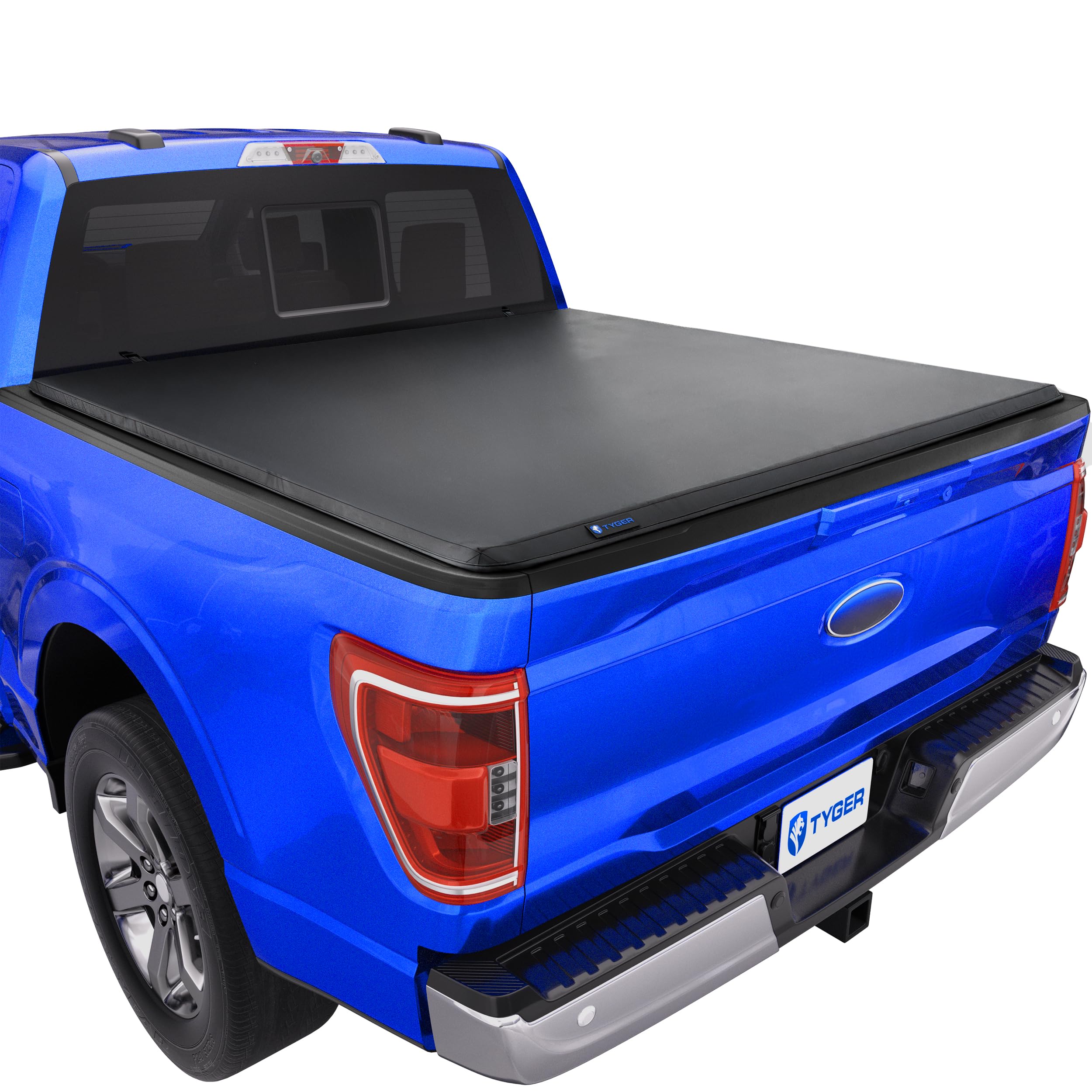 Tyger Auto T3 Soft Tri-fold Truck Bed Tonneau Cover Compatible with 2015-2025 Ford F-150 | 6.5' (79") Bed | TG-BC3F1042