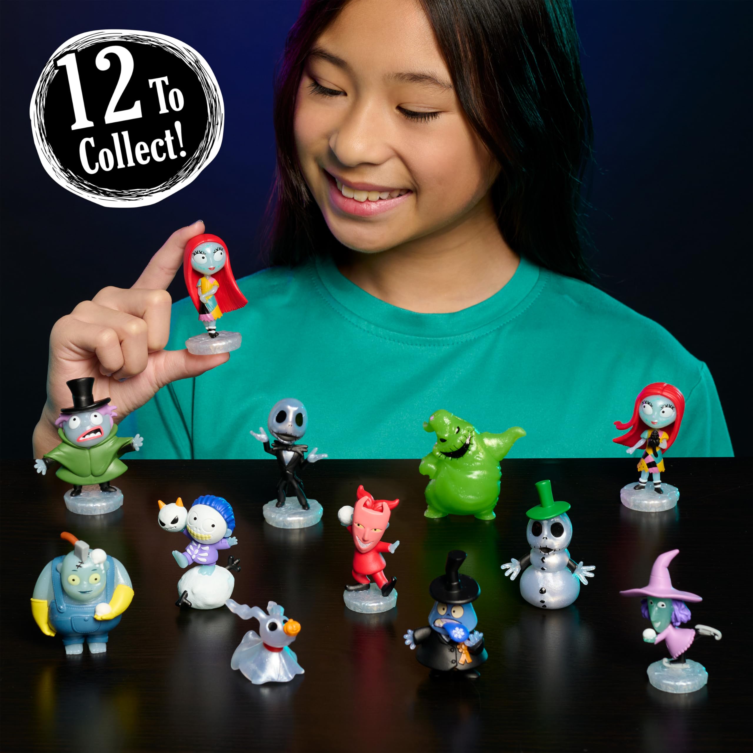 Just Play Disney Tim Burton's The Nightmare Before Christmas Collectible Figure, 9 cm Figurines, Toy for Fans Boys, Girls - Image 2