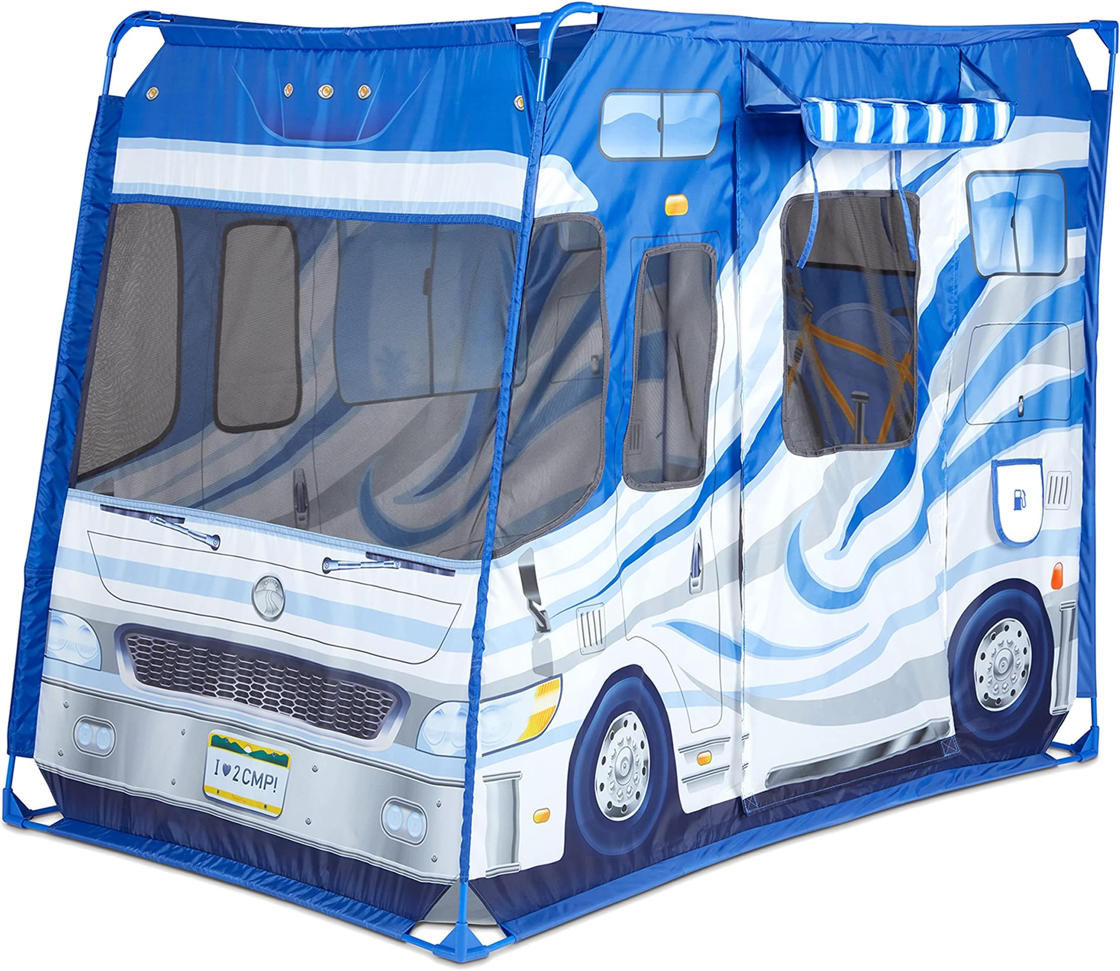 Let’s Explore Camper Tent Play Set – 47” x 31” x 39” Assembled