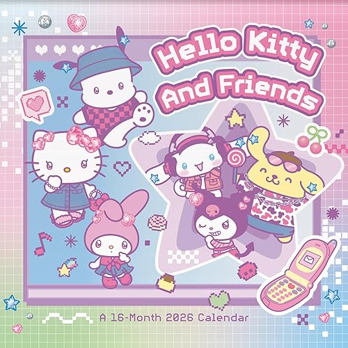Sanrio - Hello Kitty and Friends Wall Calendar