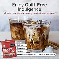 Vista 6 de Healthier Comforts Crema Láctea en Polvo Orgánica (72% de Mantequilla) Certificada USDA Orgánica, Kosher Sin Gluten, Sin GMO, Apto para Keto
