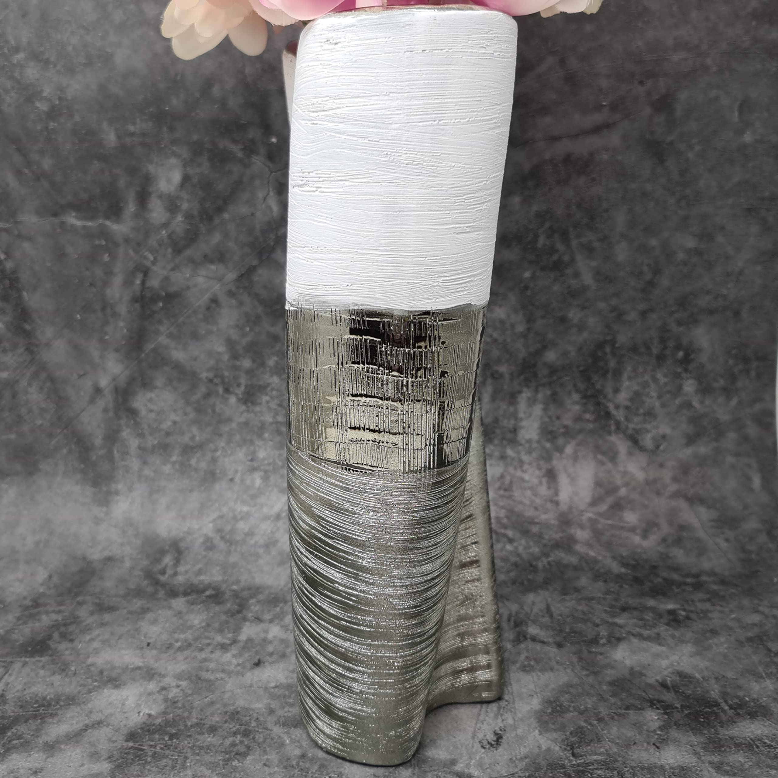 Vaso da fiori ARUNCUS Ceramica Beige