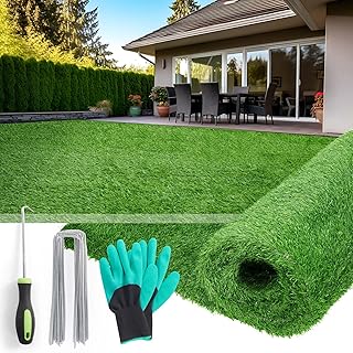 Artificial Fake Grass Rug with Drainage