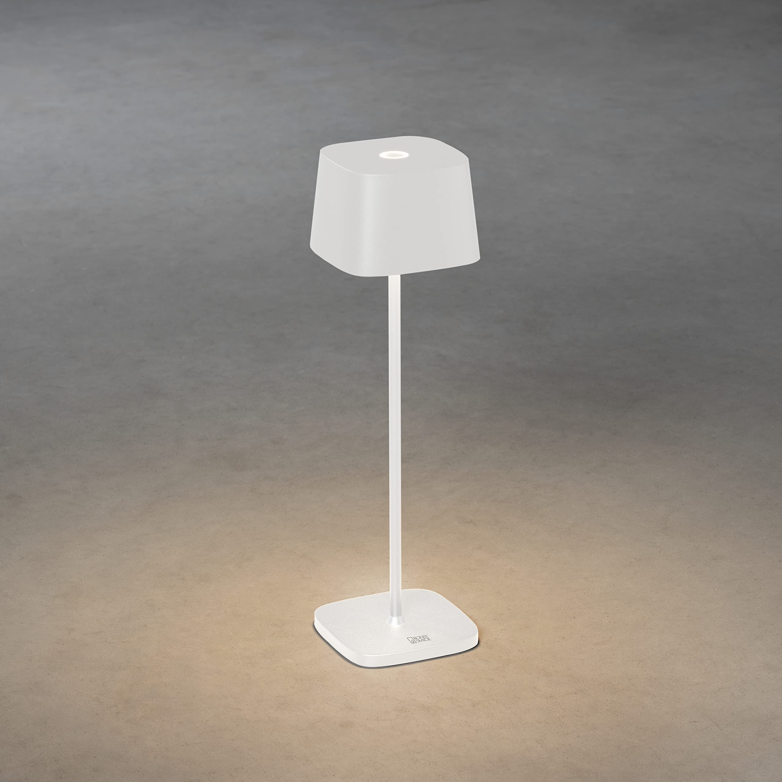 Konstsmide Lámpara de mesa Capri | Blanco | Interior/Exterior | USB/batería | 7814-250