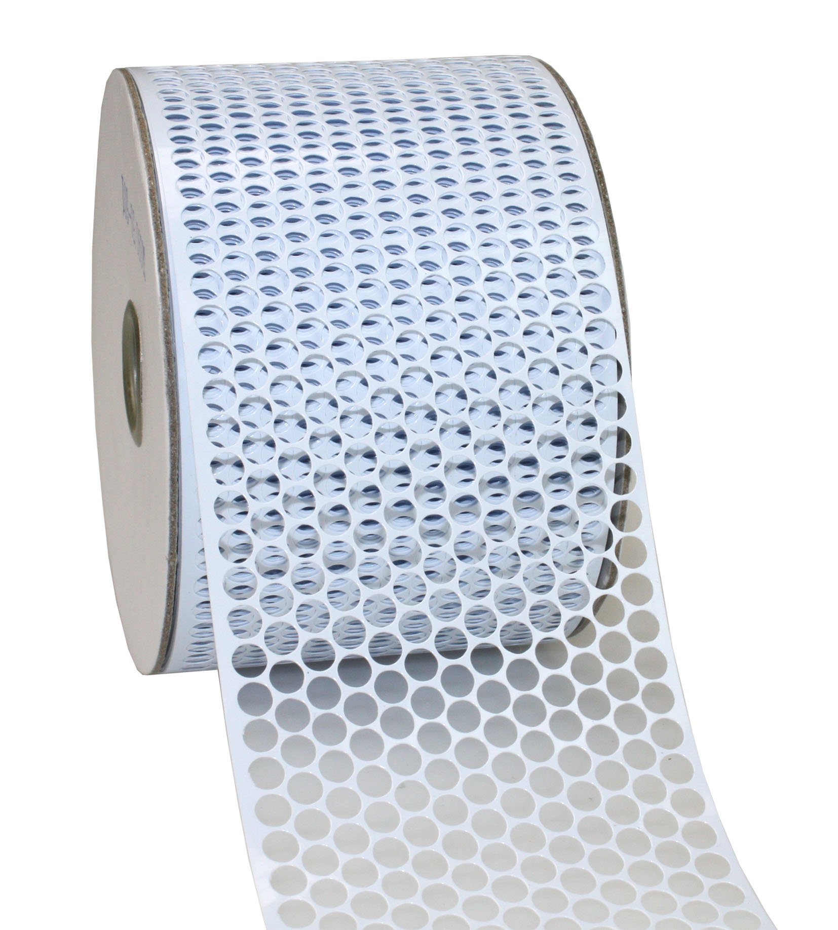 C.E. Pattberg Chicago Perforated Ribbon - White, 45 m Gift Band for Wrapping and Decorating, 80 mm Width, Metallic Ribbon for Weddings, Easter, Christmas, Birthdays, Crafting Ideas and Decorations