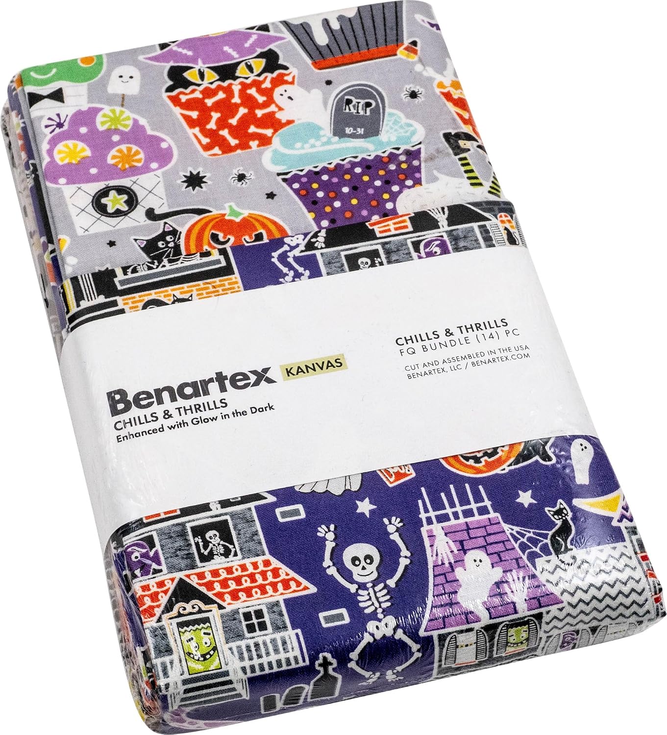 Kanvas Studio Chills & Thrills 14 Fat Quarters Benartex, Assorted