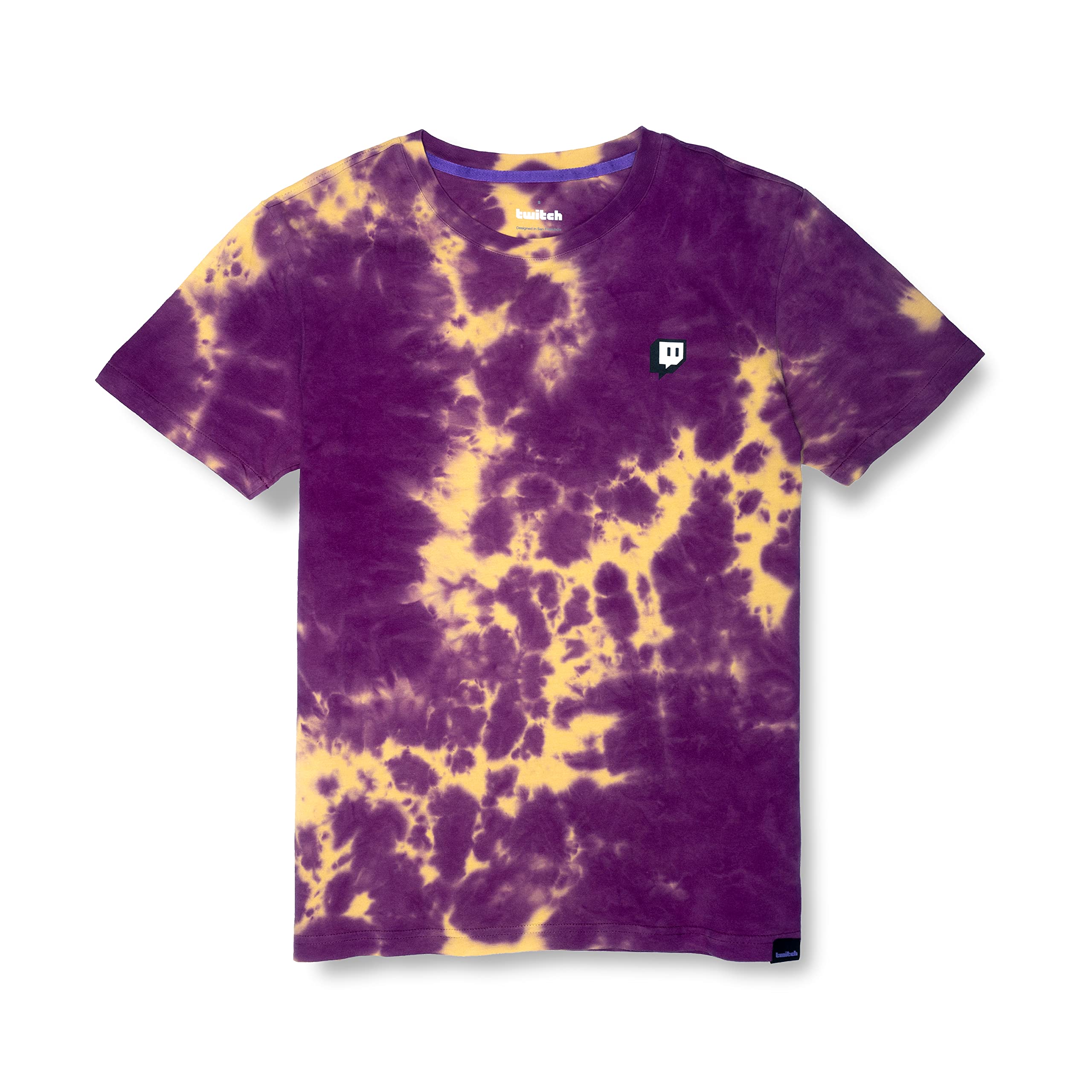 Twitch Tie Dye Graphic T-Shirt - Purple Tie Dye Medium
