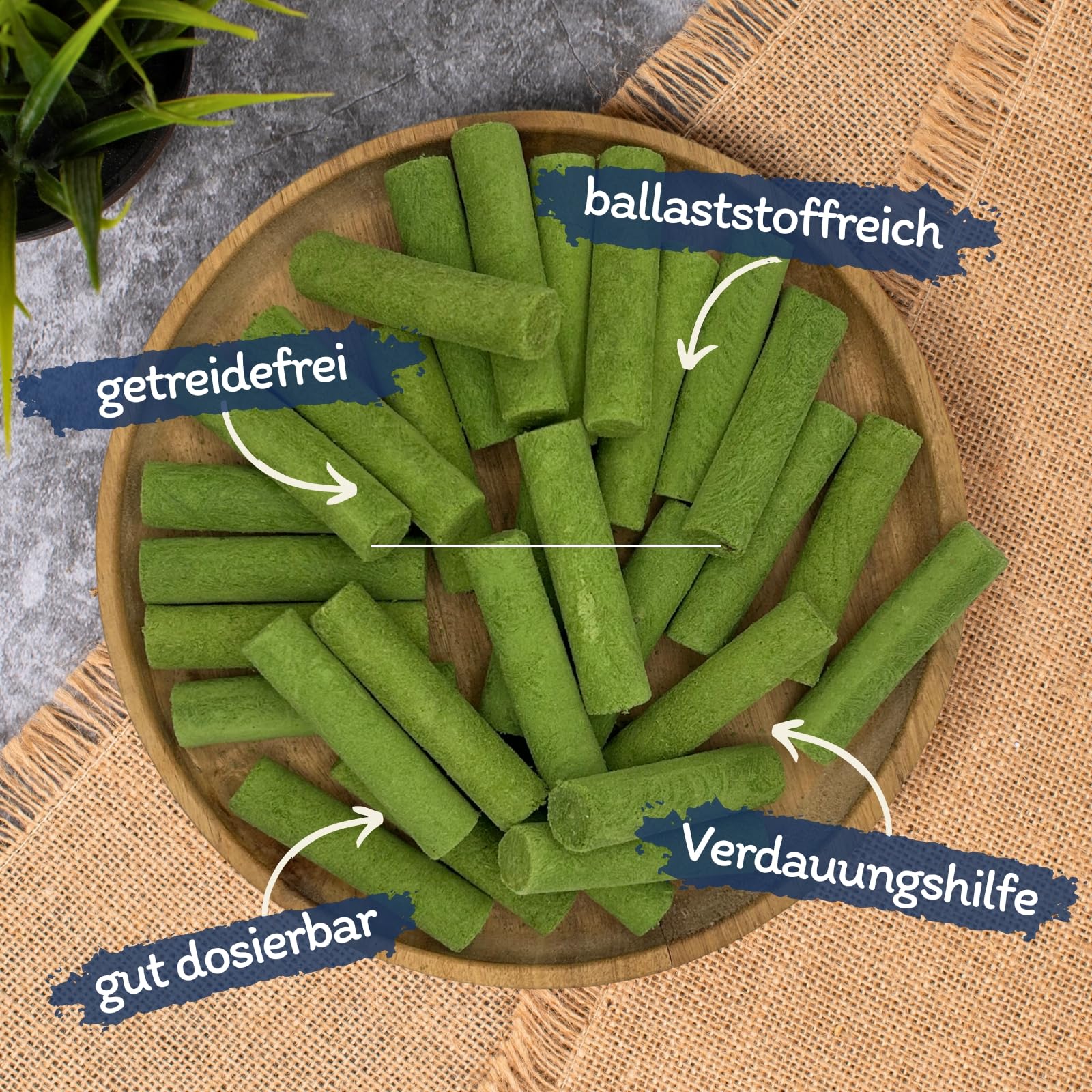 Lyra Pet® 1 kg (5 x 200 g) Katzengras Sticks gefriergetrocknet + 30L Tonne | Mit Huhn & Gerstengras - Getreidefrei & verdauungsfördernd - Ideal auch für Kitten & Senioren - Vitalstoffreiche Belohnung