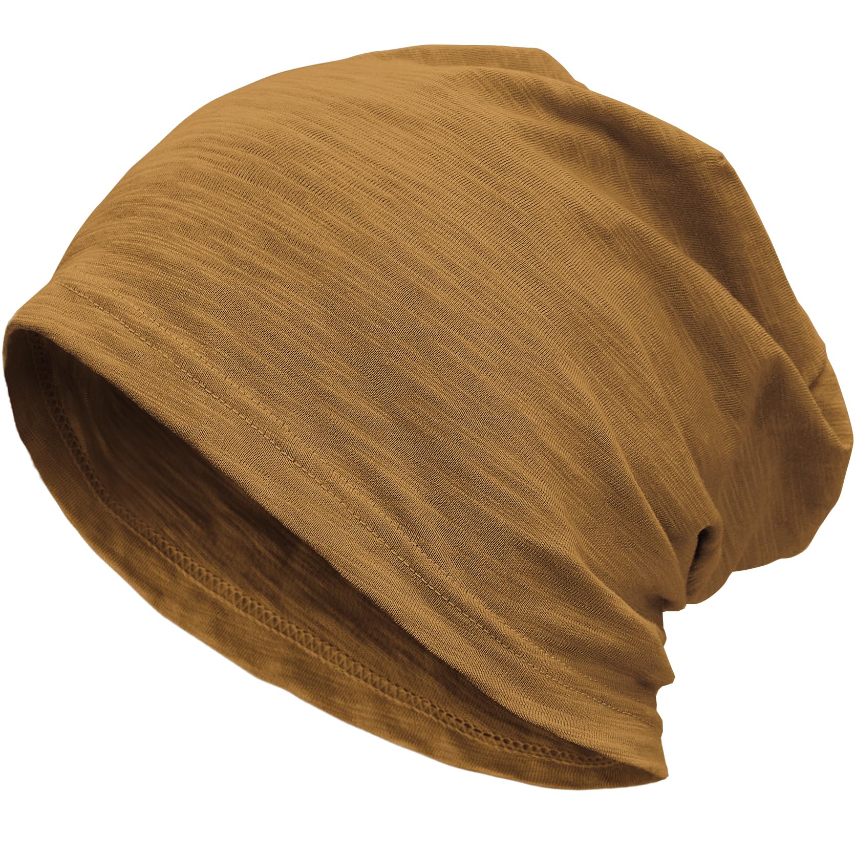 100% Cotton Lightweight Summer Hats for Women Men, Ultra Thin Slouchy Beanie Hat Oversizes Beanies Chemo Cap — view 14