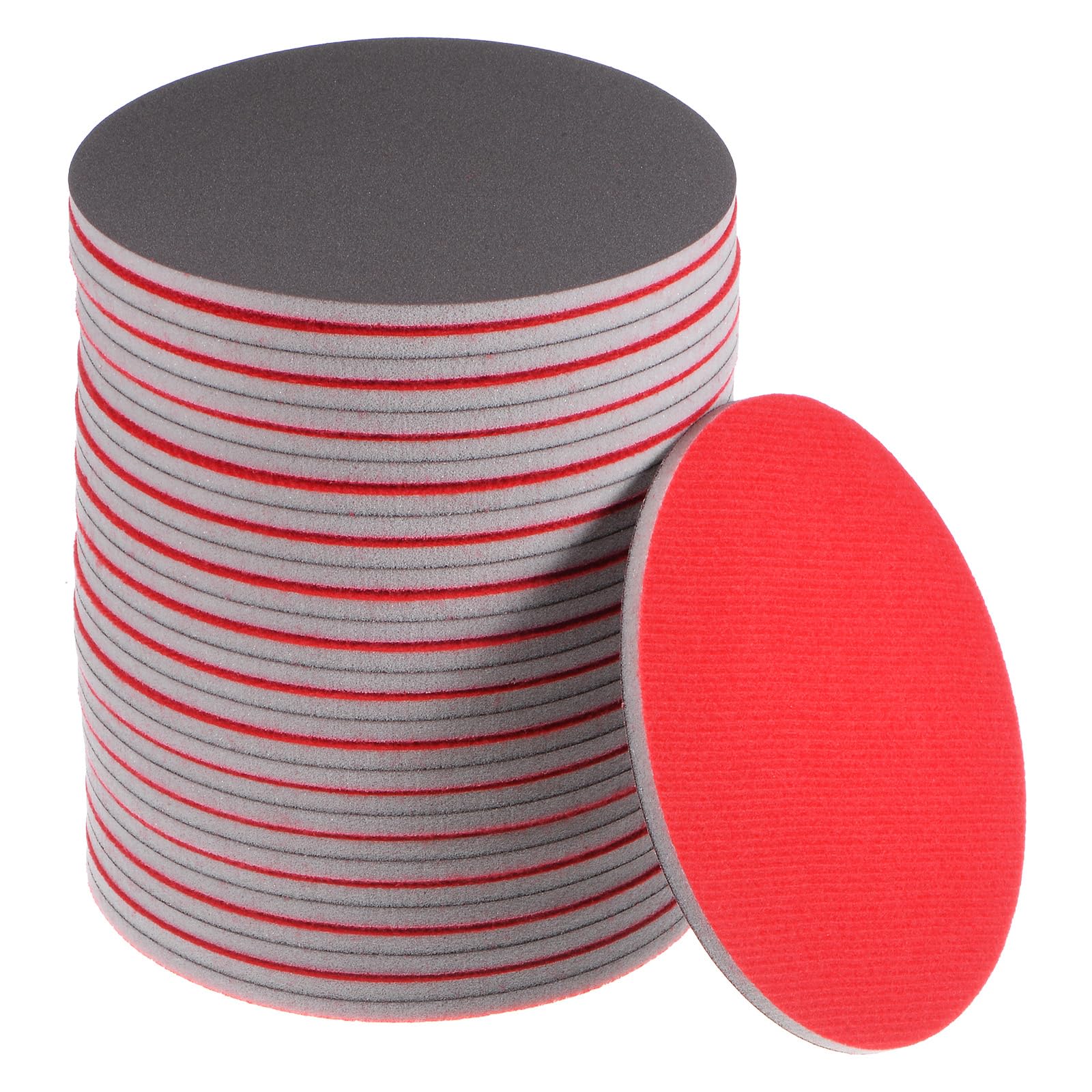 QUARKZMAN 30uds 1500 Grano Lijado Esponja 6 Pulgada Gancho y Bucle Esponja Lijado Disco Húmedo/Seco para Coche Madera Yeso Paneles Metal