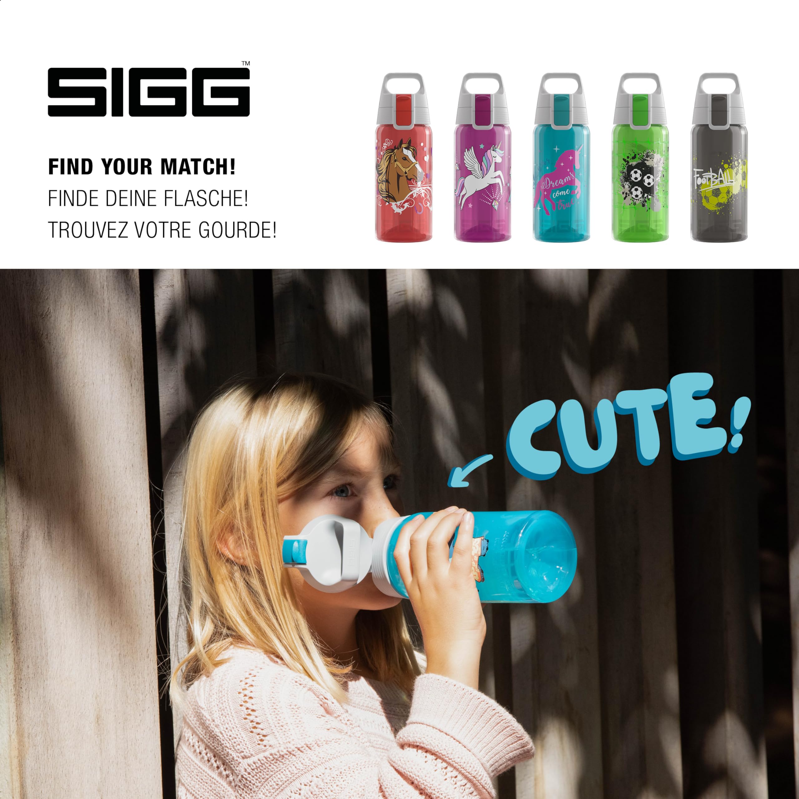 Sigg Gourde Enfant Viva One 0,5L Sans BPA Étanche