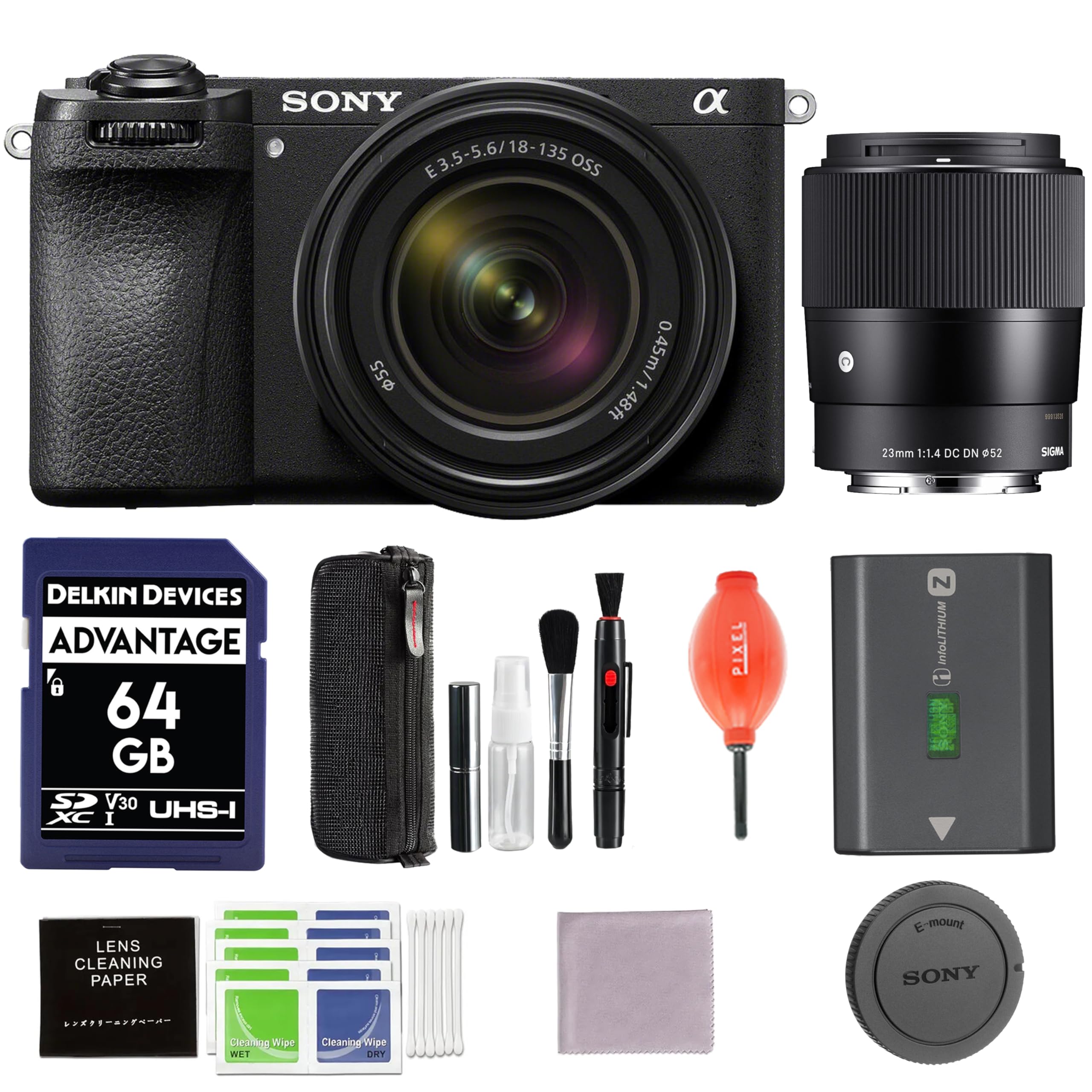 Amazon.com : Sony a6700 Mirrorless Camera with 18-135mm f/3.5-5.6