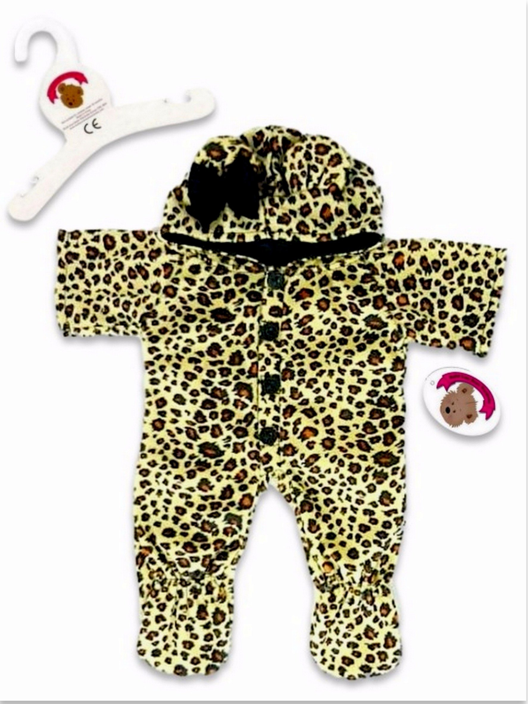 Build Your Bears WardrobeTeddy Bear Clothes Leopard All-in-One fits Build a Bear (Brown)