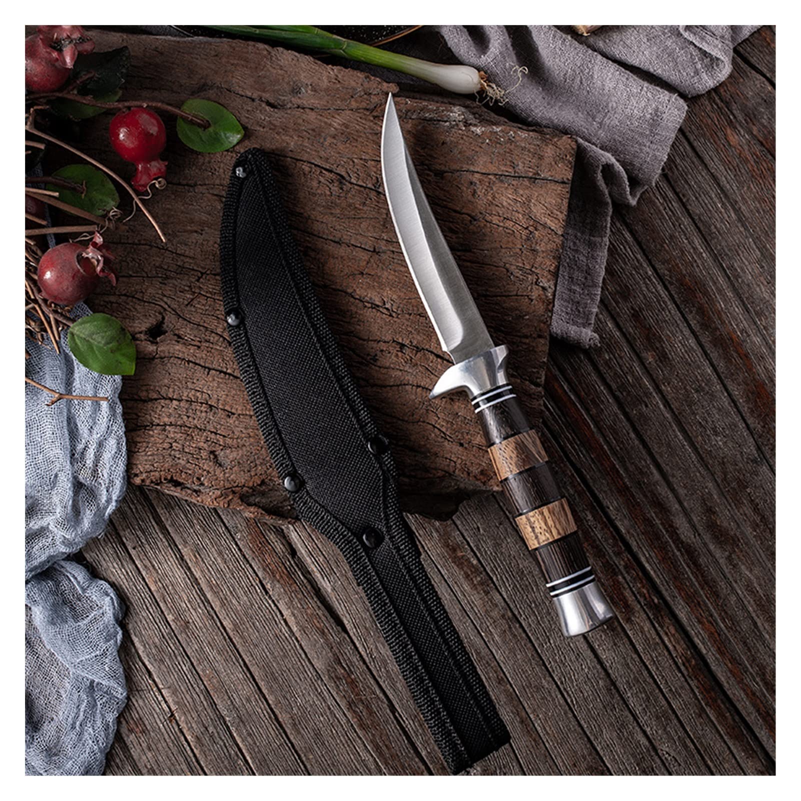 Filetto di pesce coltello da pesci coltello disossato peeling peeling maiale martello in acciaio inox barbecue carne cucina coltello da cucina 8,8 pollici coltelli