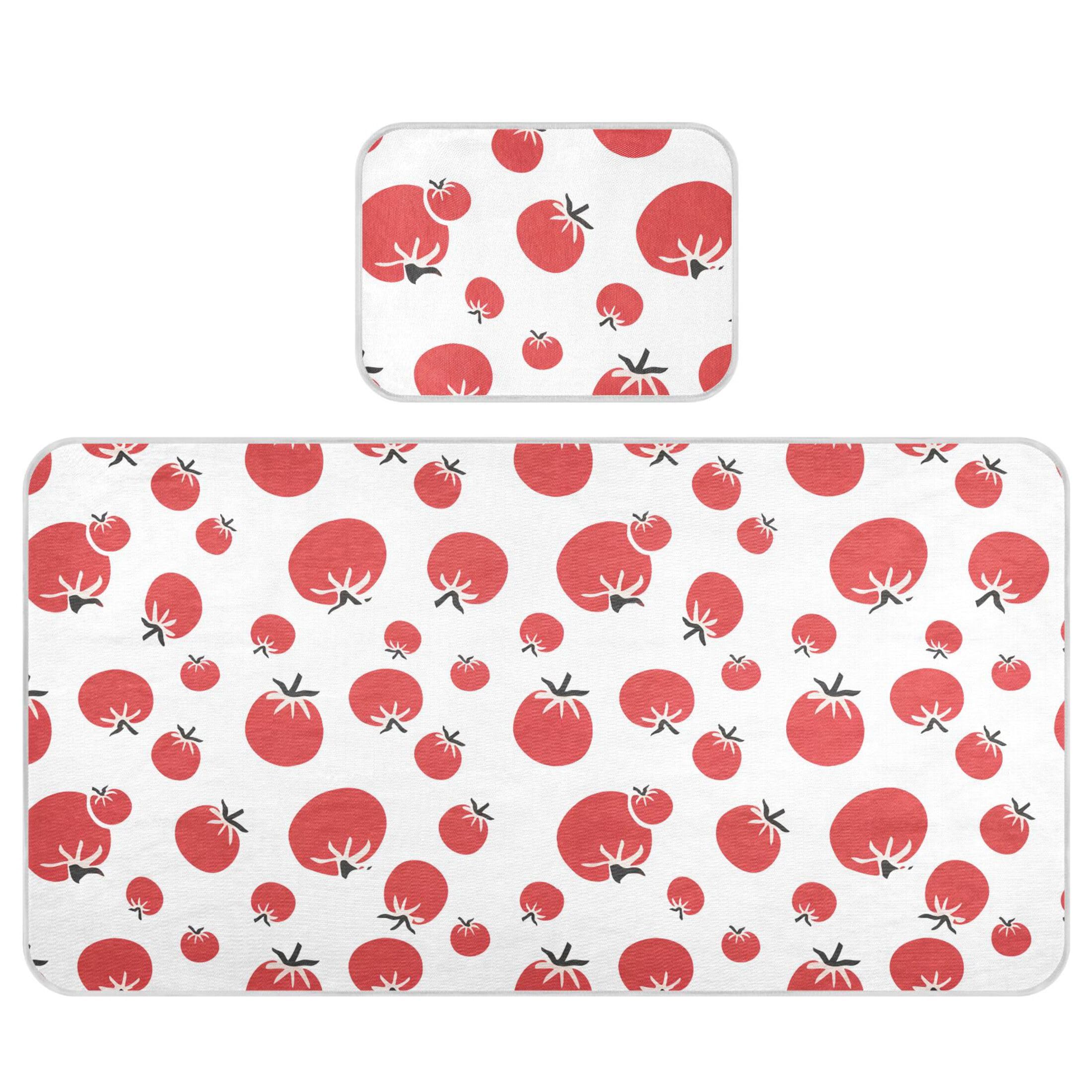 Takiito Tomatoes Baby Cooling Mattress Pad, Soft & Breathable Cooling Mat Keep Baby Cool in Summer 28x52 in, Nursery Essential