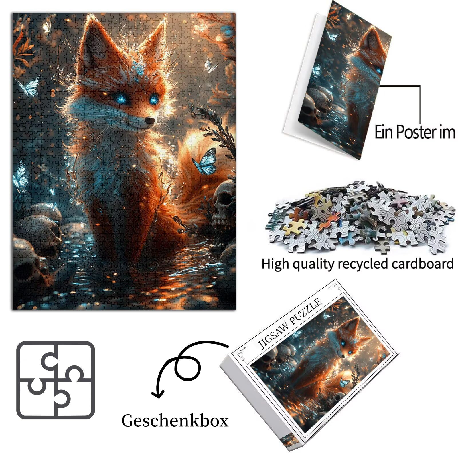 Puzzle dla dorosłych, 1500 szt., wzór motyla, drewniane puzzle, gry edukacyjne, wyzwanie, rękodzieło dla dorosłych, z pudełkiem na prezent, dekoracja ścienna do pokoju domowego, 89 x 56 cm, model 865