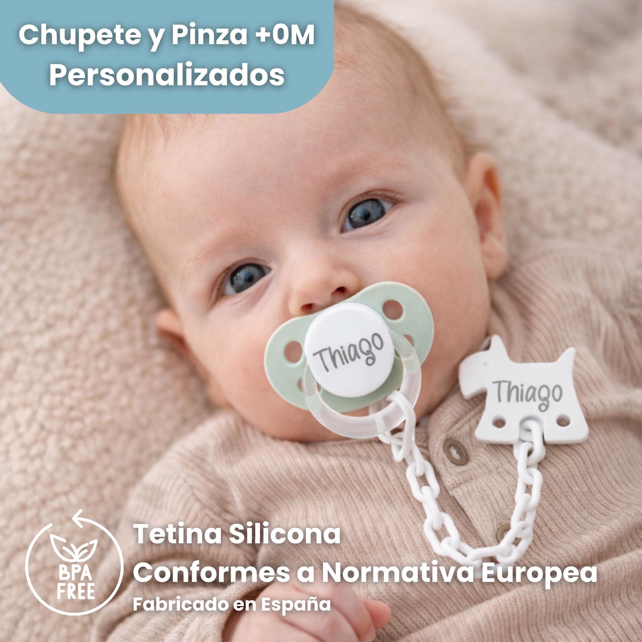 Mi Primera Canastilla Bebé Personalizada – Mochilas y Cestas Regalo Recién Nacido con Nombre, Regalos Originales para Recien Nacidos, Set Dermocosmética Completo (Eco Basket)