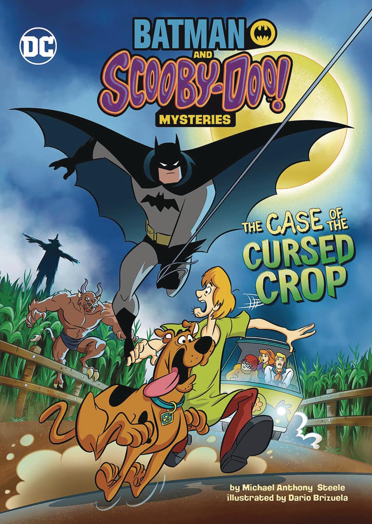 Batman and Scooby-Doo! Mysteries Boxed Set #1: The Case of the Cursed Crop, the Chilling Ice Rink Escapade, the Crazy Convention Caper, the Escape from Mystery Island Paperback – Import, 1 January 2024