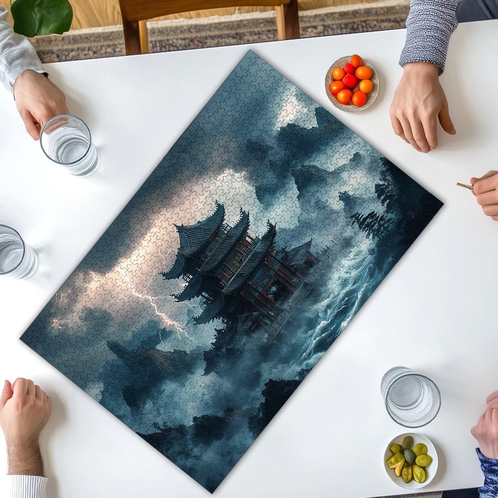 Puzzle 2000 Piezas, Puzzle Mundo Maravilloso con Caja para Adultos, DIY Paisaje Rompecabezas Madera para Adultos, 2000 Piezas Rompecabezas Desafiante, para Decoracion Hogar, Regalo Mujer/Hombre, -2636
