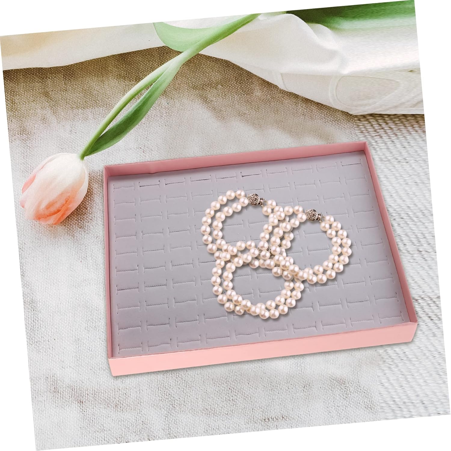 4pcs Jewelry Display Pads for Earrings and Brooches Soft Insert Trays for Jewelry Organization and Storage Lightweight and Elegant Design for Home Shop Use