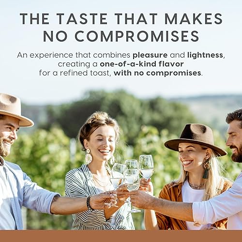 Miniatura 4 de Princess Alternativa Bianco Vino Blanco Seco Desalcoholizado 0.0% Sin Alcohol De Italia 25.4 fl oz, Bajo Azúcar, Bajo En Calorías (1 Botella)