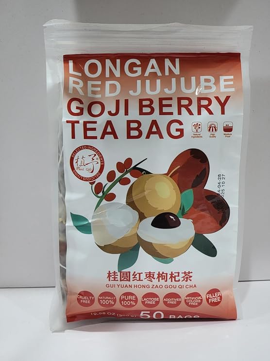 Plant Gift Longan Goji Berry Tea Bags , 300g/10.58oz (6g*50bags)