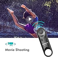 Vista 8 de AODELAN Mando a distancia de cámara para Canon EOS RP, EOS R, R5, R6, M50, M50 II, 6D Mark II, 77D, 850D, 800D, 200D, 250D, EOS Rebel SL2, Rebel