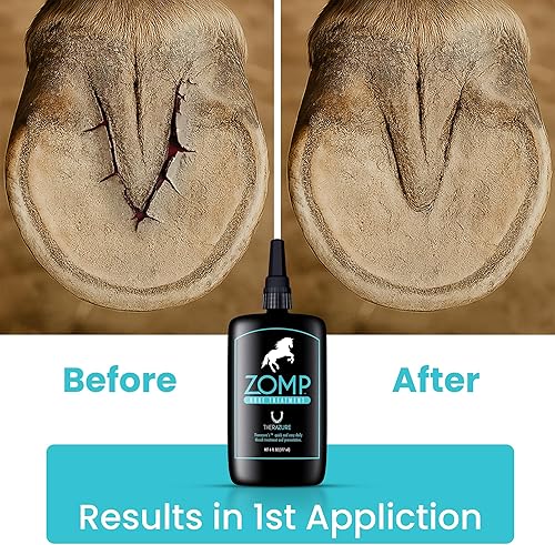 Zomp Liquid Hoof Thrush and White Line Treatment for Horses: Effective for Thrush Relief and Prevention on All Hooved Animals