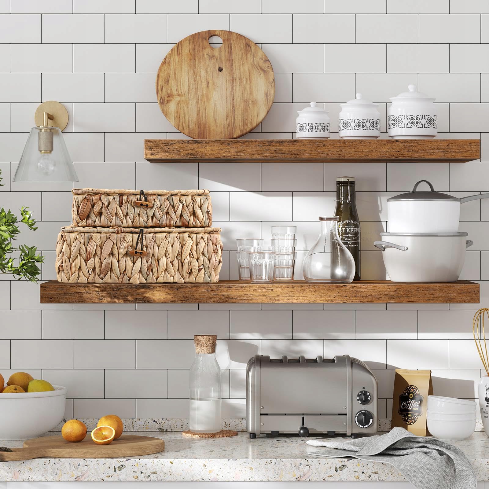 Pack De 2 Cestas De Almacenamiento De Jacinto De Agua - Tejidas A Mano, Con Tapa, Impermeables