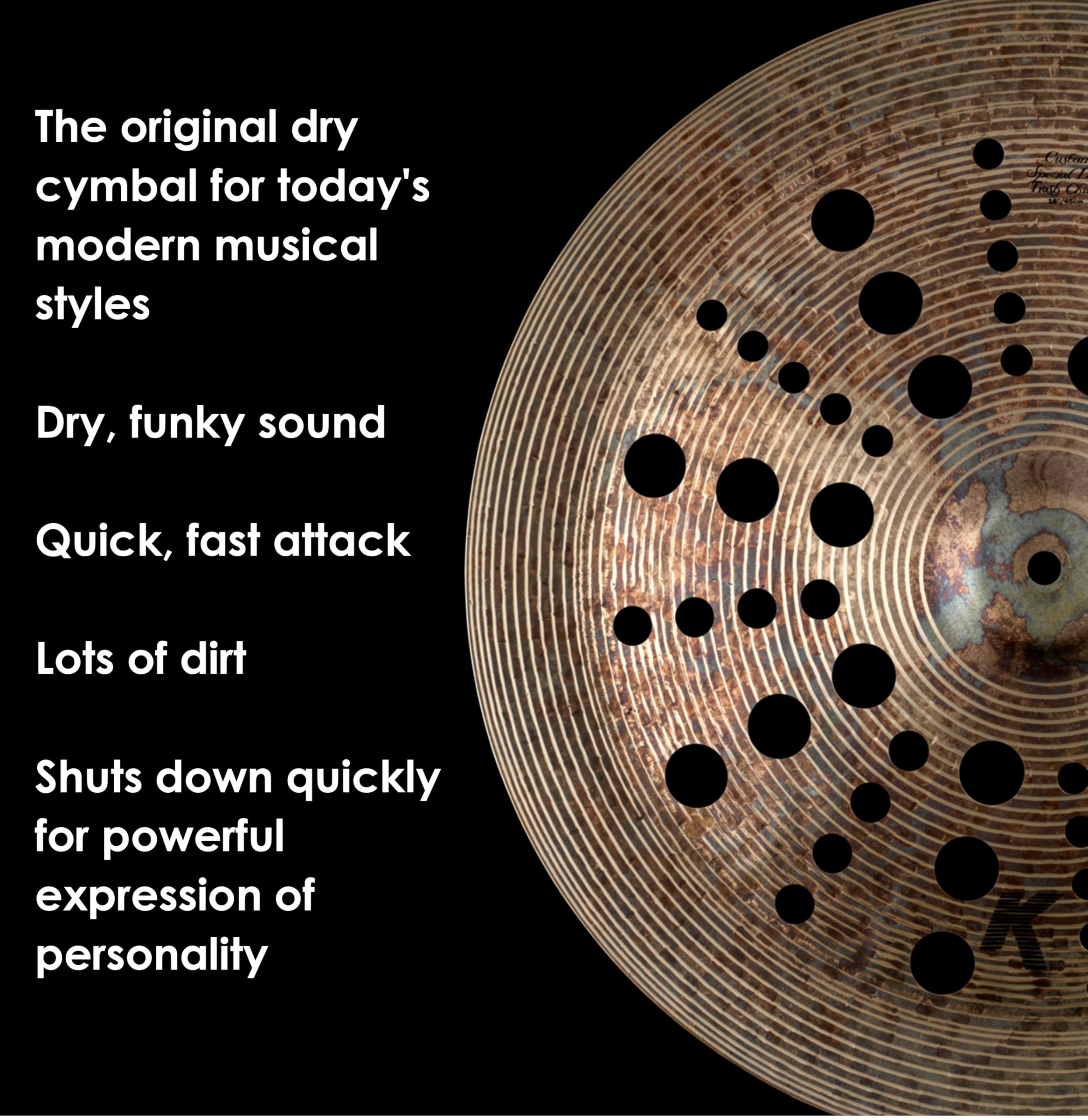 その他 zildjian K special dry trash china 18 18