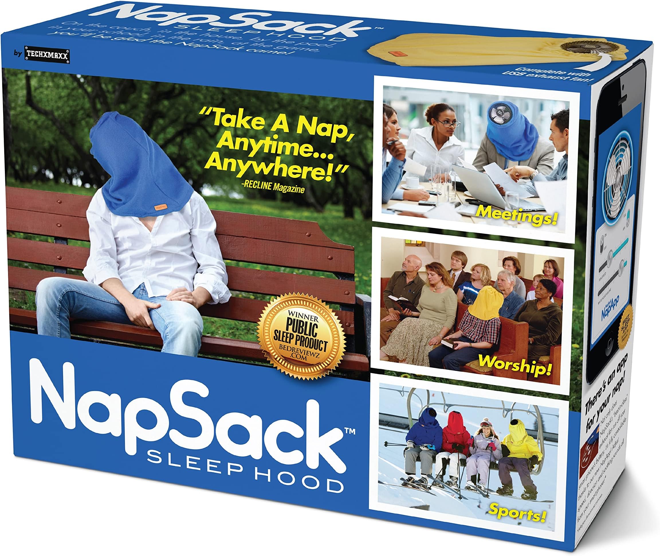 Prank PackWrap Your Real Gift in a Prank Funny Gag Joke Gift Box - by Prank-O - The Original Prank Gift Box | Awesome Novelty Gift Box for any adult or kid! (Nap Sack)