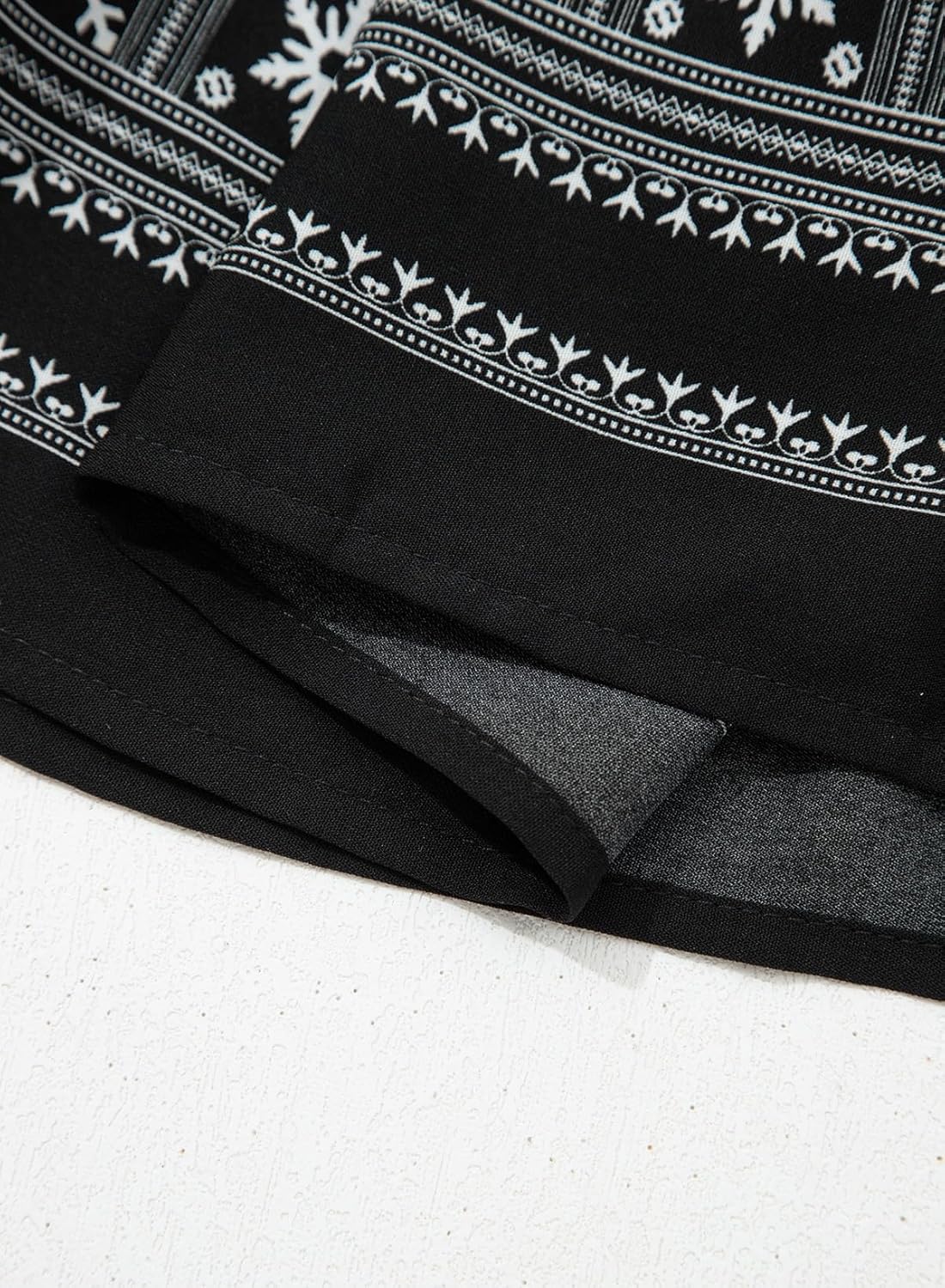 BLENCOT Women's Boho Floral Maxi Skirt High Waisted Smocked Tiered A-Line Long Skirts - Image 5