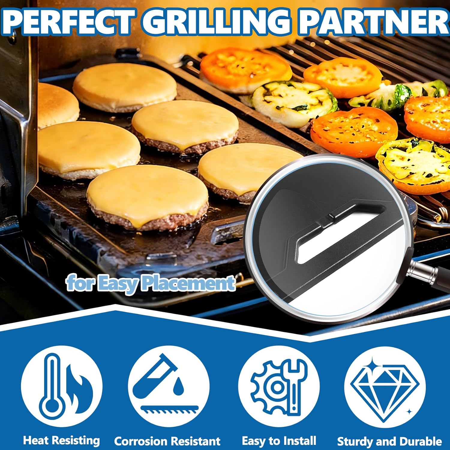 BAC609 Reversible Griddle for Traeger PRO 575 TFB57GLE PRO 780 TFB88PZD Century 22 Century Eastwood 22 Eastwood 34 Grill Accessories Traeger Ironwood XL, Exas Elite 34, Pro 20 Accessories 18.2" x 11"