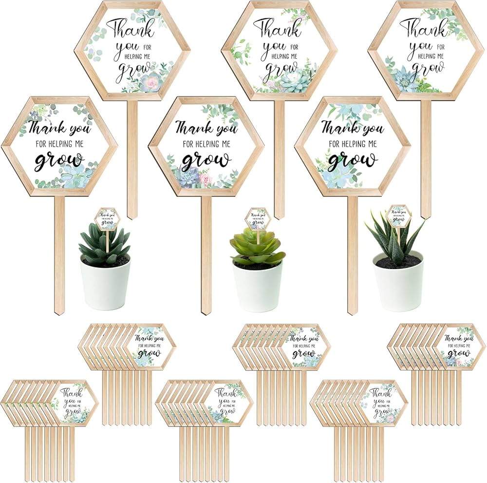 Amazon.com: 48 Pcs Thank You for Helping Me Grow Succulent Tags Amazon.com: 48 Pcs Thank You for Helping Me Grow Succulent Tags
