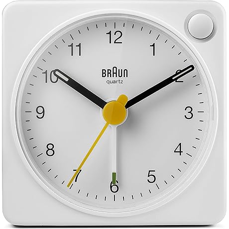 Ultra-Portable and Precise Timekeeping: Braun Travel Alarm Clock BC02XW