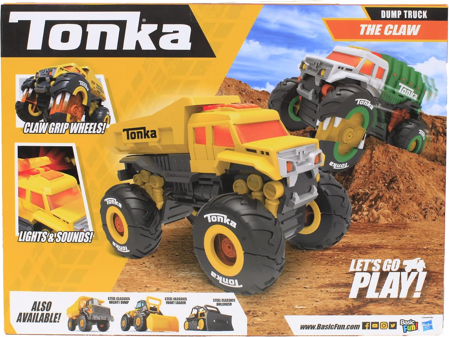 Tonka - The Claw Dump Truck Yellow