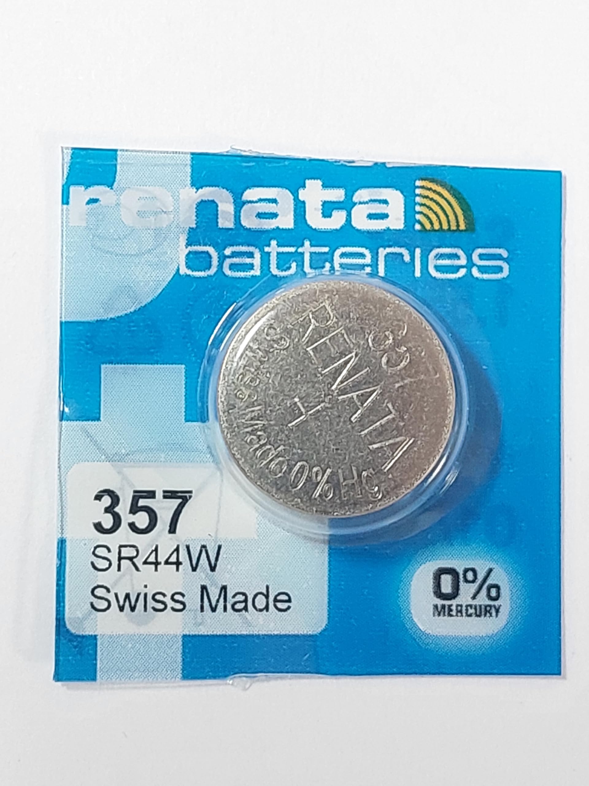 10 stuks horlogebatterij Renata 357,sr44,sr44w 10 stuks horlogebatterij Renata 357,sr44,sr44w