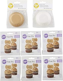Wilton Kraft Paper Cupcake Decorating Set, 8-Piece