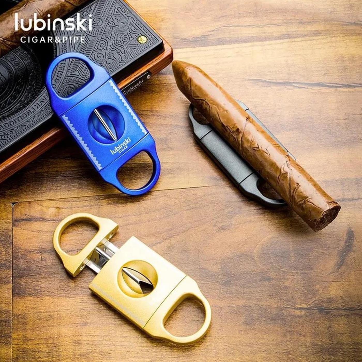 bektobacco Lubinski Metal V Puro Kesici Mavi 60 Ring