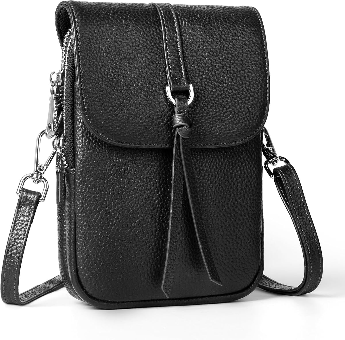 befen Genuine Leather Small Crossbody Bags for Women Cell Phone Purse | Real Leather, RFID Blocking Card Slots, Multi Pockets, Cell Phone Bag, Travel Purse, Anti Theft