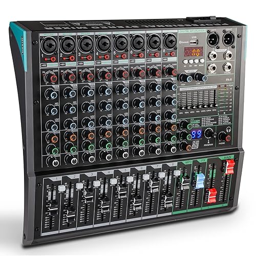 8 Channel Dj Mixer, Dj Board for Pa Stage systems