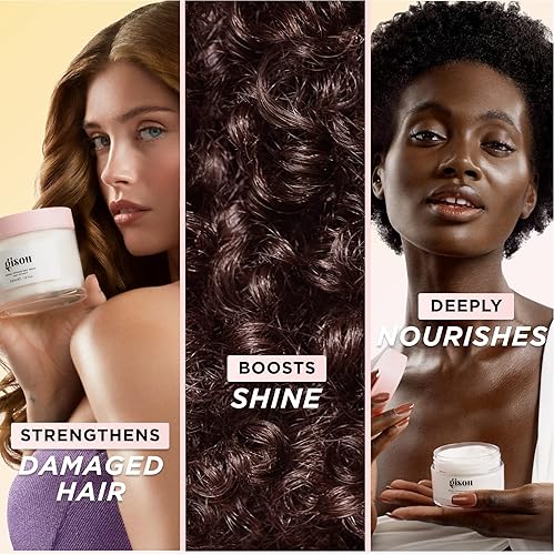 Miniatura 9 de Gisou Mascarilla capilar con infusión de miel, tamaño de viaje para hidratar y reparar un cabello más suave, fuerte y manejable, mini mascarilla