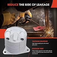 Vista 5 de A-Premium Enfriador de aceite de transmisión compatible con Volvo XC60 S60 V60 2015-2020 XC90 2016-2020 XC40 2019-2020 XC70 S80 2015-2016 S90 V90