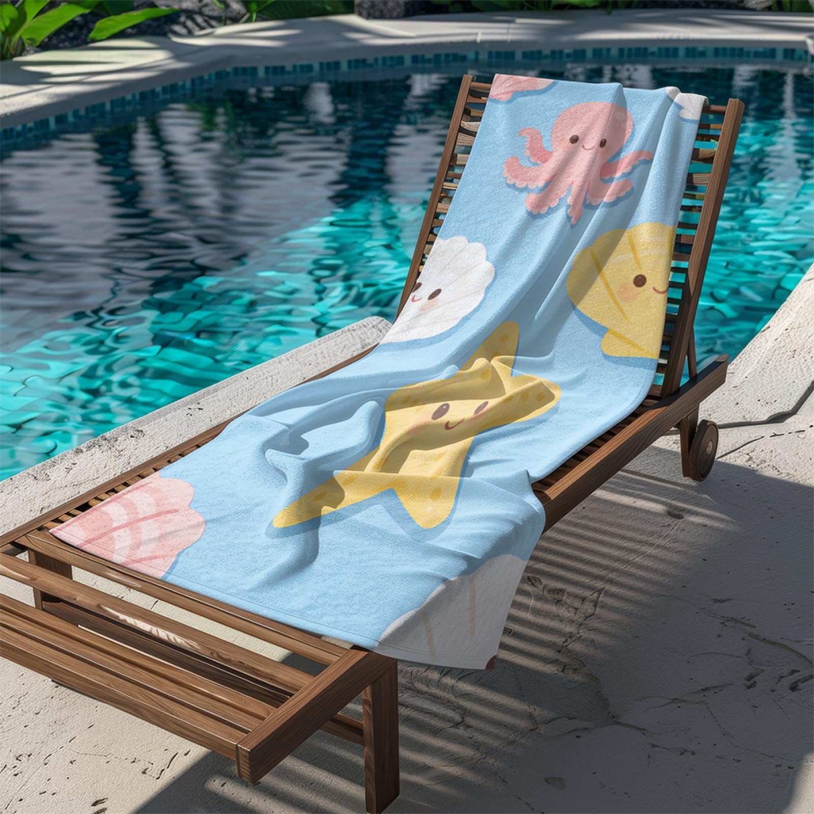 Telo Mare Microfibra 210x230 Blu Rosa Giallo Telo Spiaggia Grande Antisabbia,XXL Asciugamano Mare, Asciugatura Rapida, Stuoia Spiaggia Leggero E Portatile